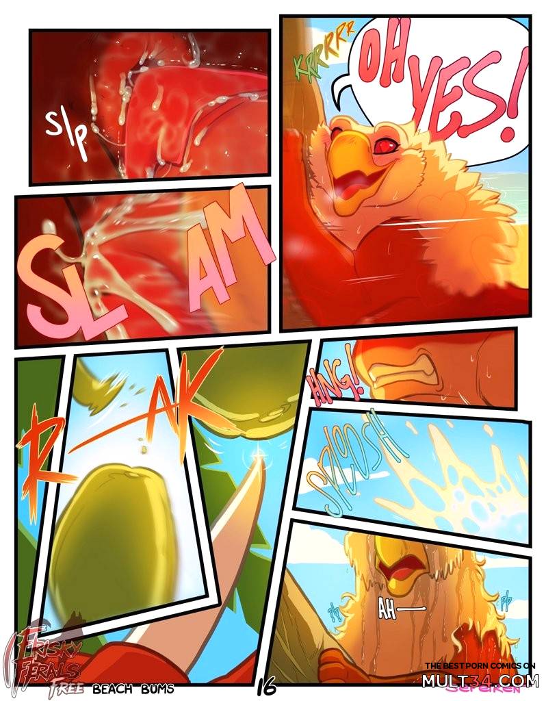 Frisky Ferals - Beach Bums - Porn Comics page 16