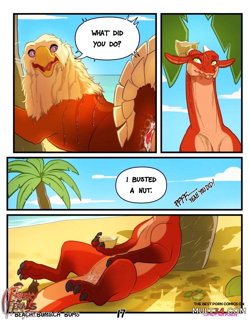 Frisky Ferals - Beach Bums - Porn Comics page 17