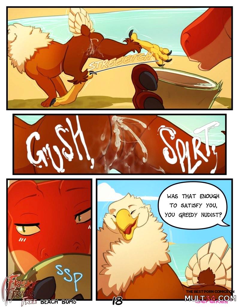 Frisky Ferals - Beach Bums - Porn Comics page 18