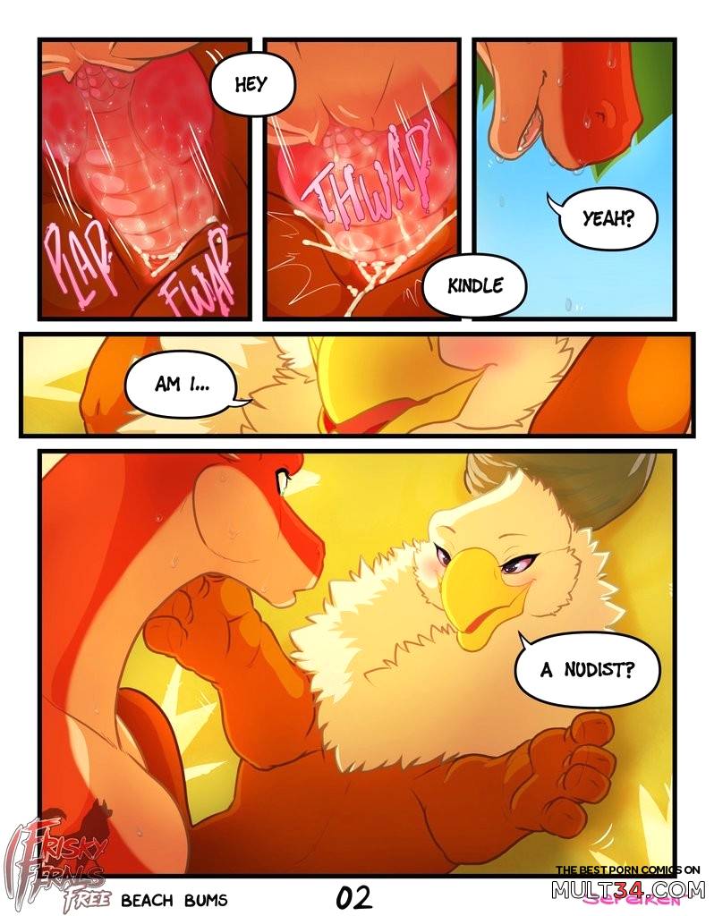 Frisky Ferals - Beach Bums - Porn Comics page 2