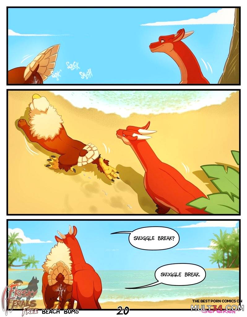 Frisky Ferals - Beach Bums - Porn Comics page 20