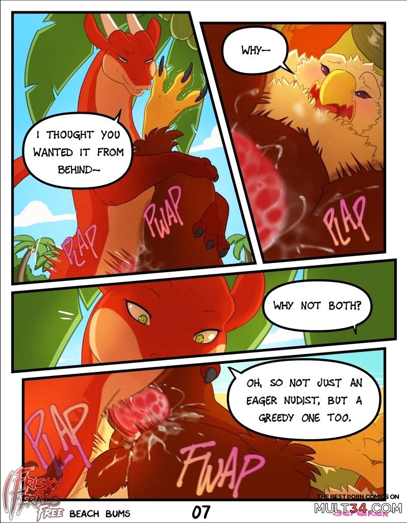 Frisky Ferals - Beach Bums - Porn Comics page 7