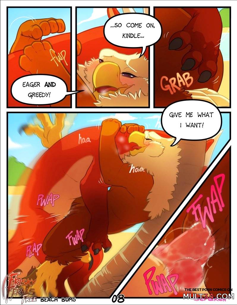 Frisky Ferals - Beach Bums - Porn Comics page 8