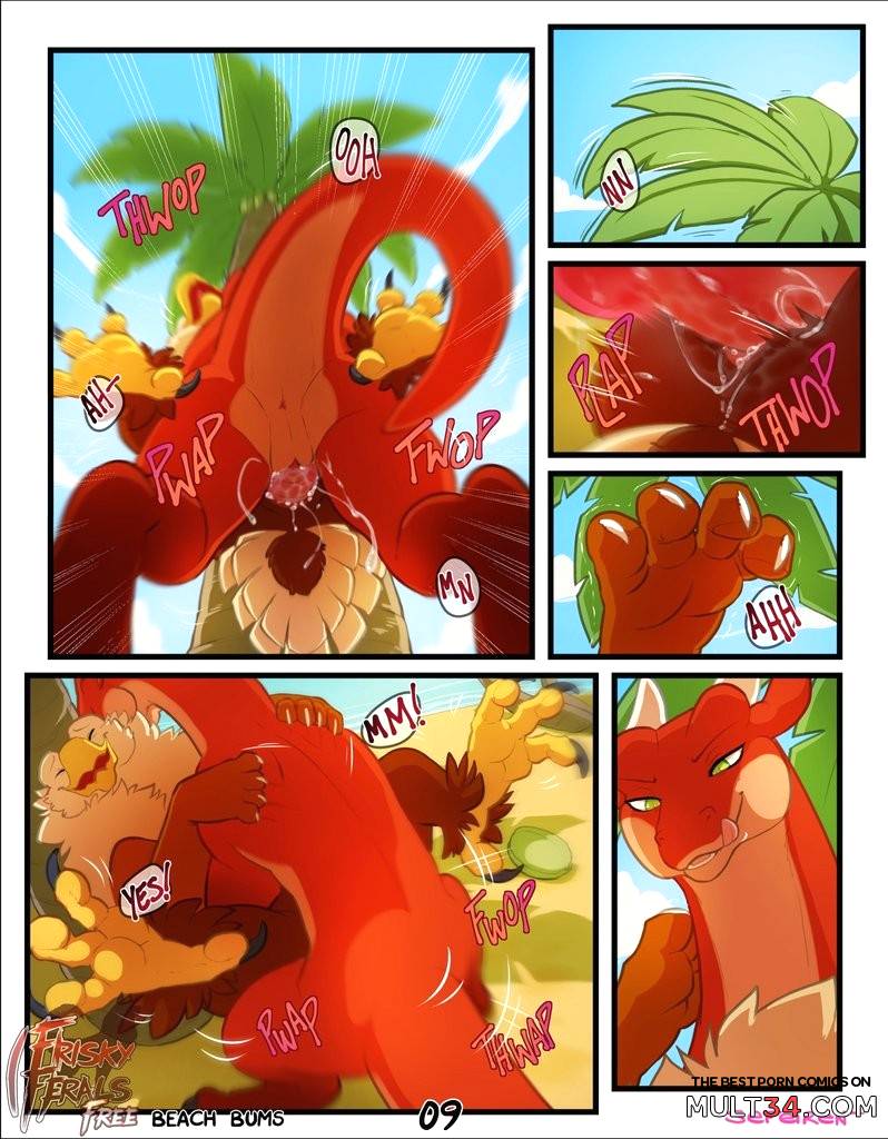 Frisky Ferals - Beach Bums - Porn Comics page 9