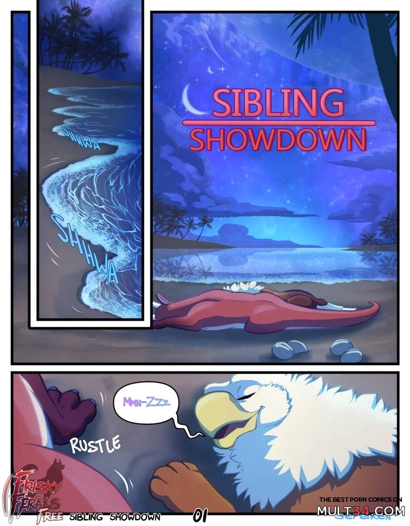 Frisky Ferals - Sibling Showdown - Porn Comics page 1