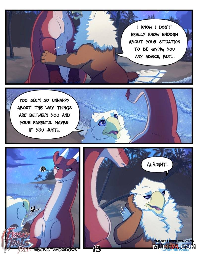 Frisky Ferals - Sibling Showdown - Porn Comics page 13