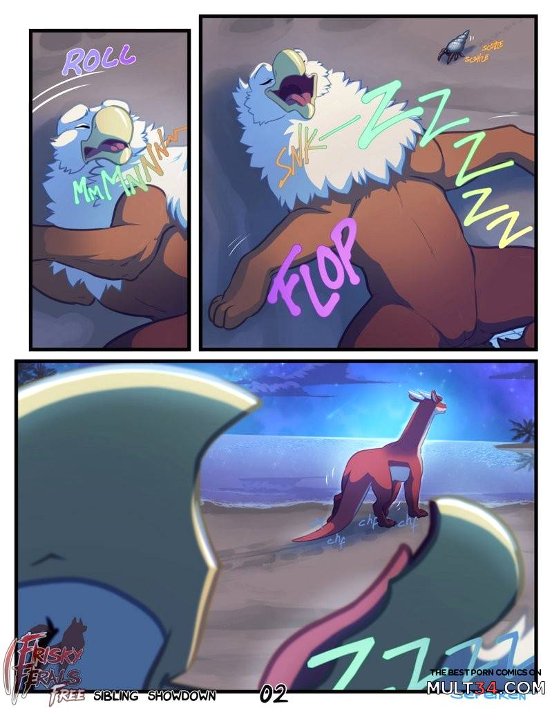 Frisky Ferals - Sibling Showdown - Porn Comics page 2