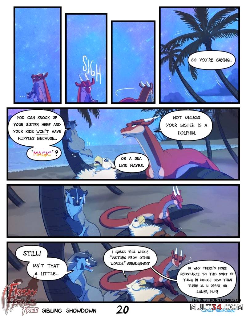 Frisky Ferals - Sibling Showdown - Porn Comics page 20