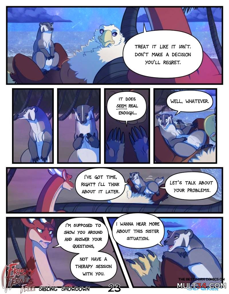 Frisky Ferals - Sibling Showdown - Porn Comics page 23