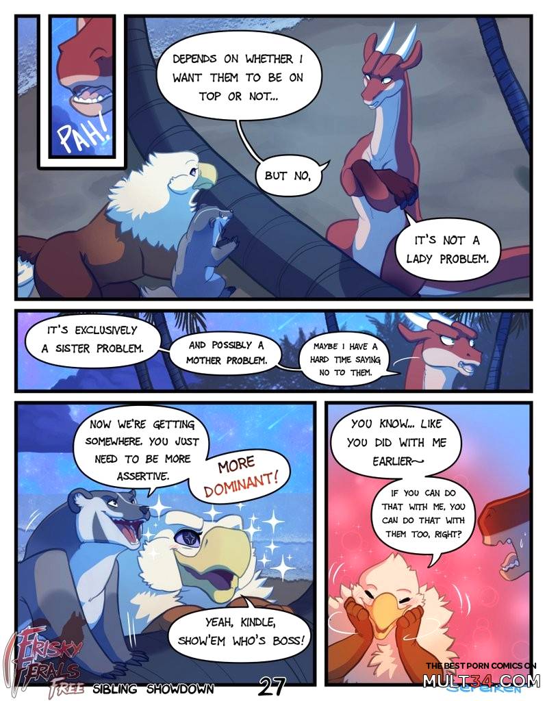 Frisky Ferals - Sibling Showdown - Porn Comics page 27