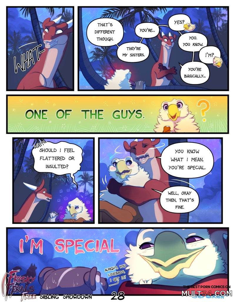 Frisky Ferals - Sibling Showdown - Porn Comics page 28