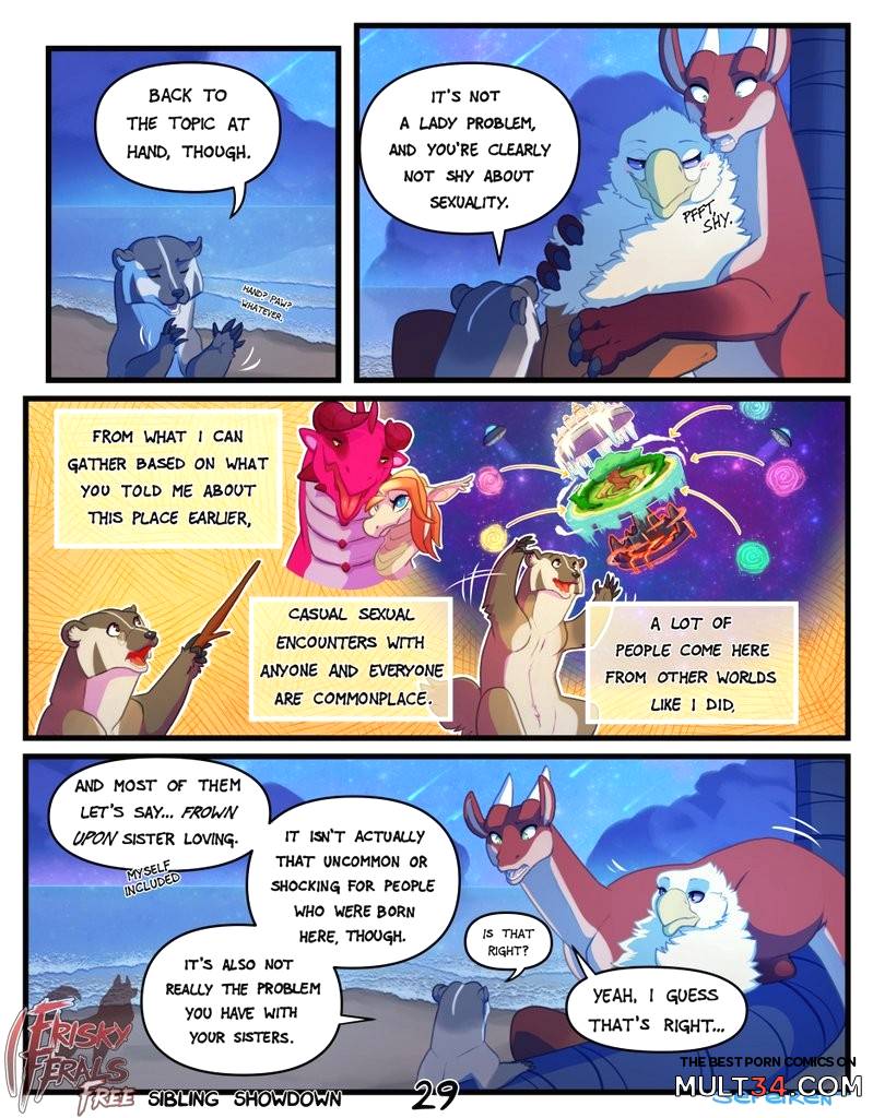 Frisky Ferals - Sibling Showdown - Porn Comics page 29