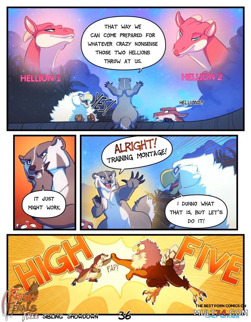 Frisky Ferals - Sibling Showdown - Porn Comics page 36