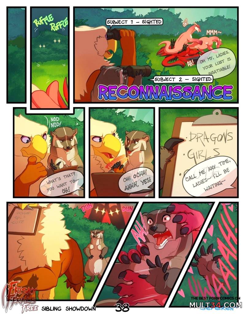 Frisky Ferals - Sibling Showdown - Porn Comics page 38