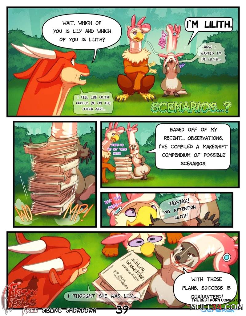 Frisky Ferals - Sibling Showdown - Porn Comics page 39
