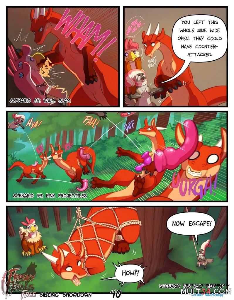 Frisky Ferals - Sibling Showdown - Porn Comics page 40