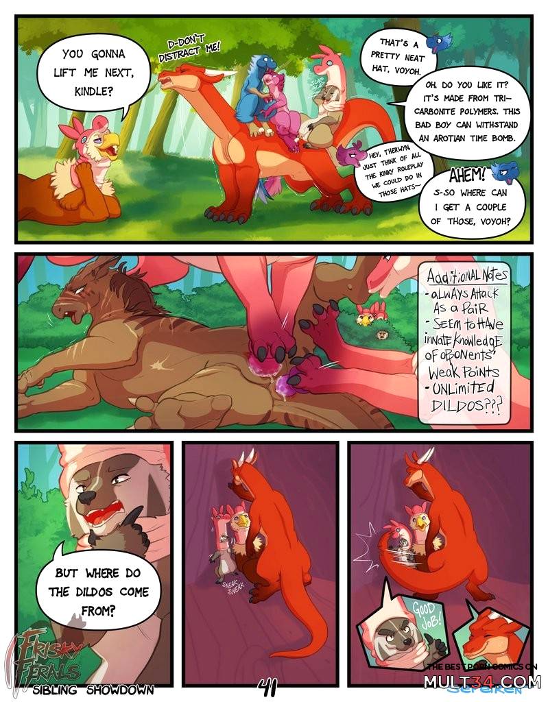 Frisky Ferals - Sibling Showdown - Porn Comics page 41