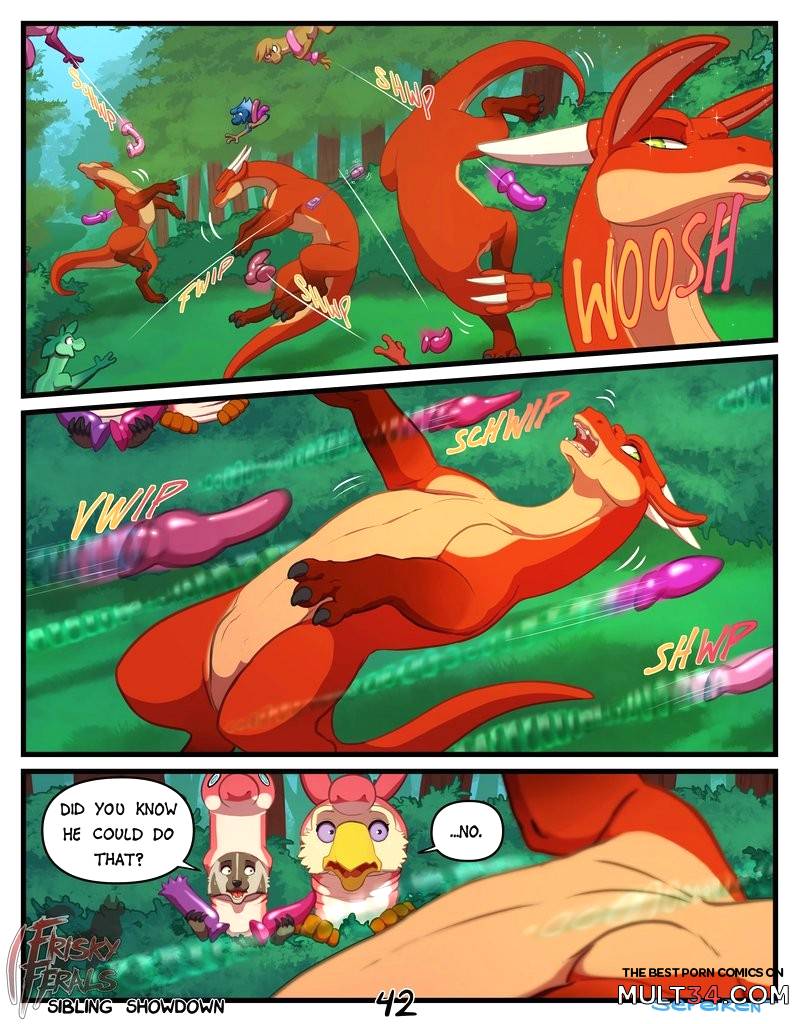 Frisky Ferals - Sibling Showdown - Porn Comics page 42