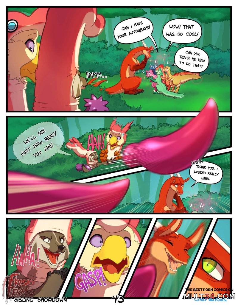 Frisky Ferals - Sibling Showdown - Porn Comics page 43