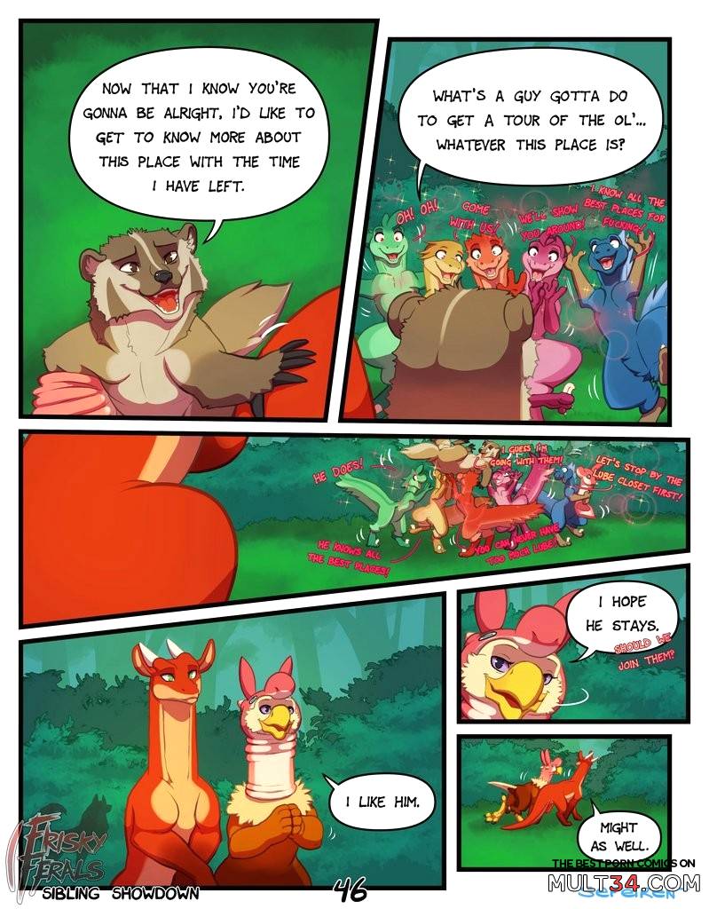 Frisky Ferals - Sibling Showdown - Porn Comics page 46