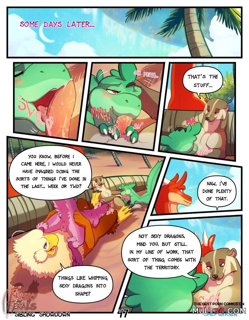 Frisky Ferals - Sibling Showdown - Porn Comics page 47