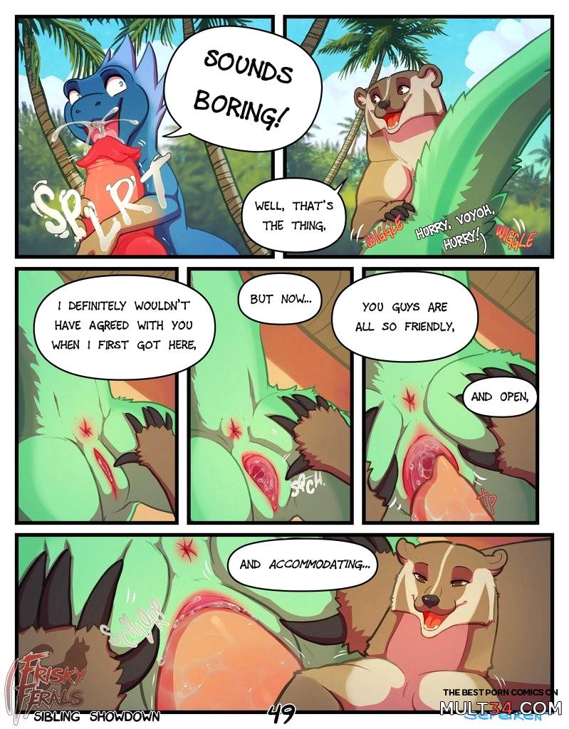 Frisky Ferals - Sibling Showdown - Porn Comics page 49