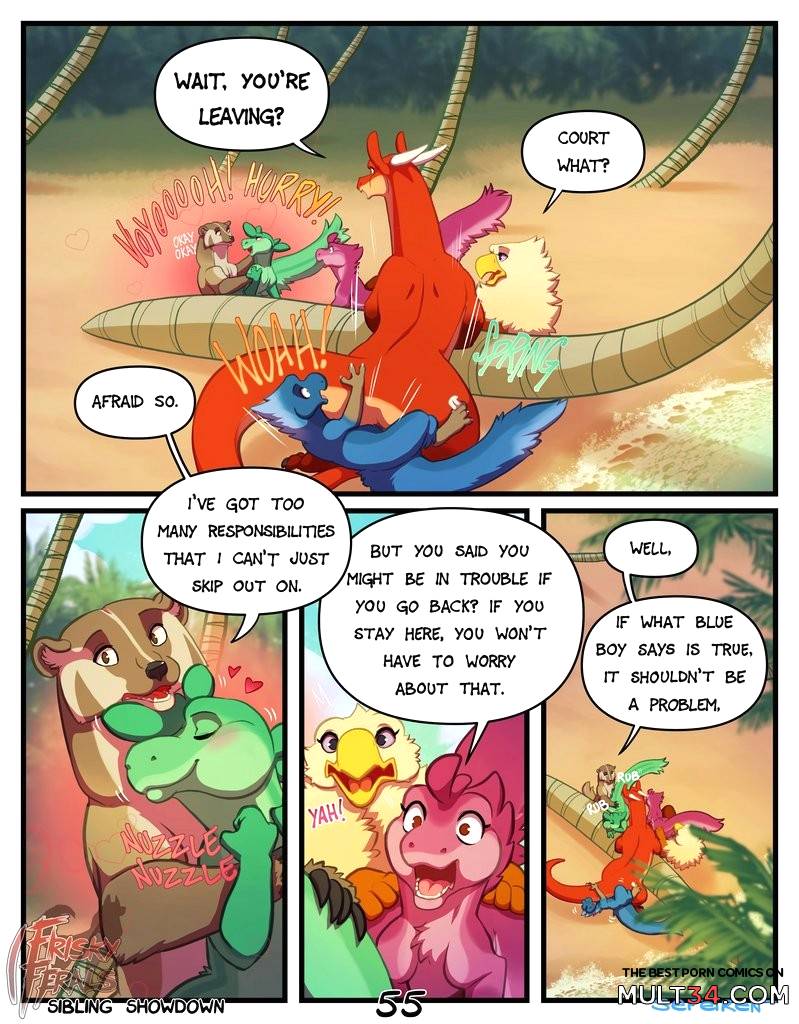 Frisky Ferals - Sibling Showdown - Porn Comics page 55