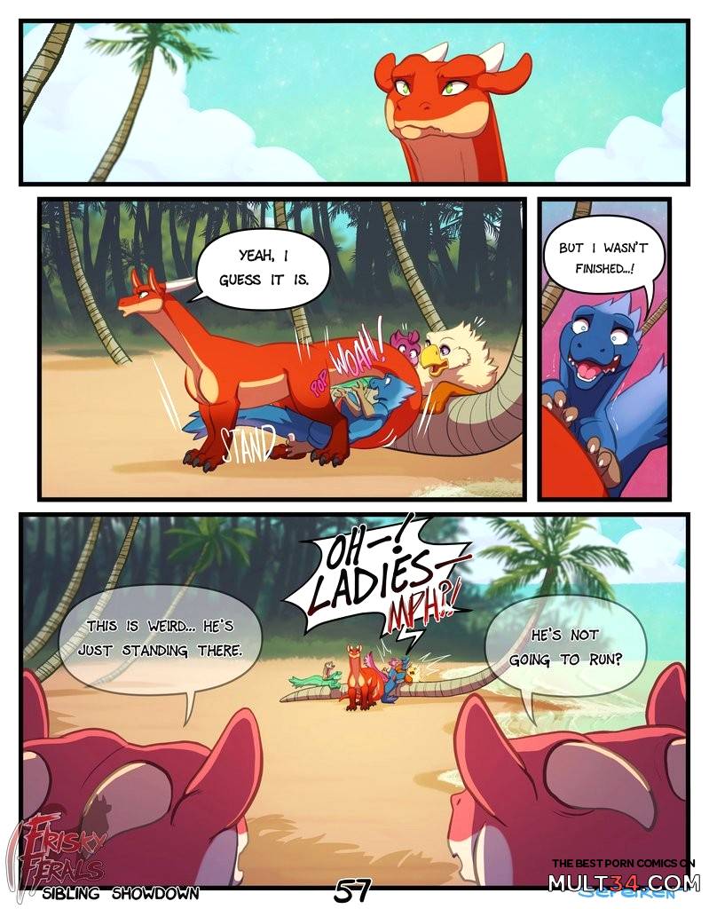 Frisky Ferals - Sibling Showdown - Porn Comics page 57