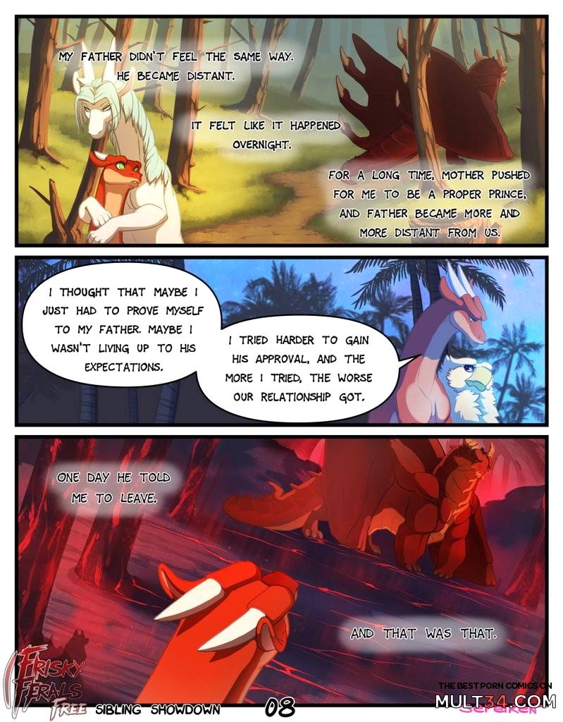 Frisky Ferals - Sibling Showdown - Porn Comics page 8