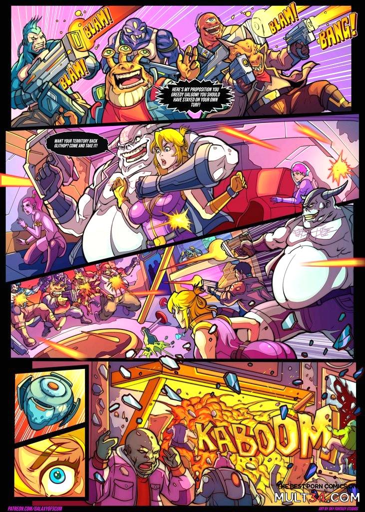 Galaxy of Scum Issue 2: Smuggler's and Bugs - Porn Comics page 12