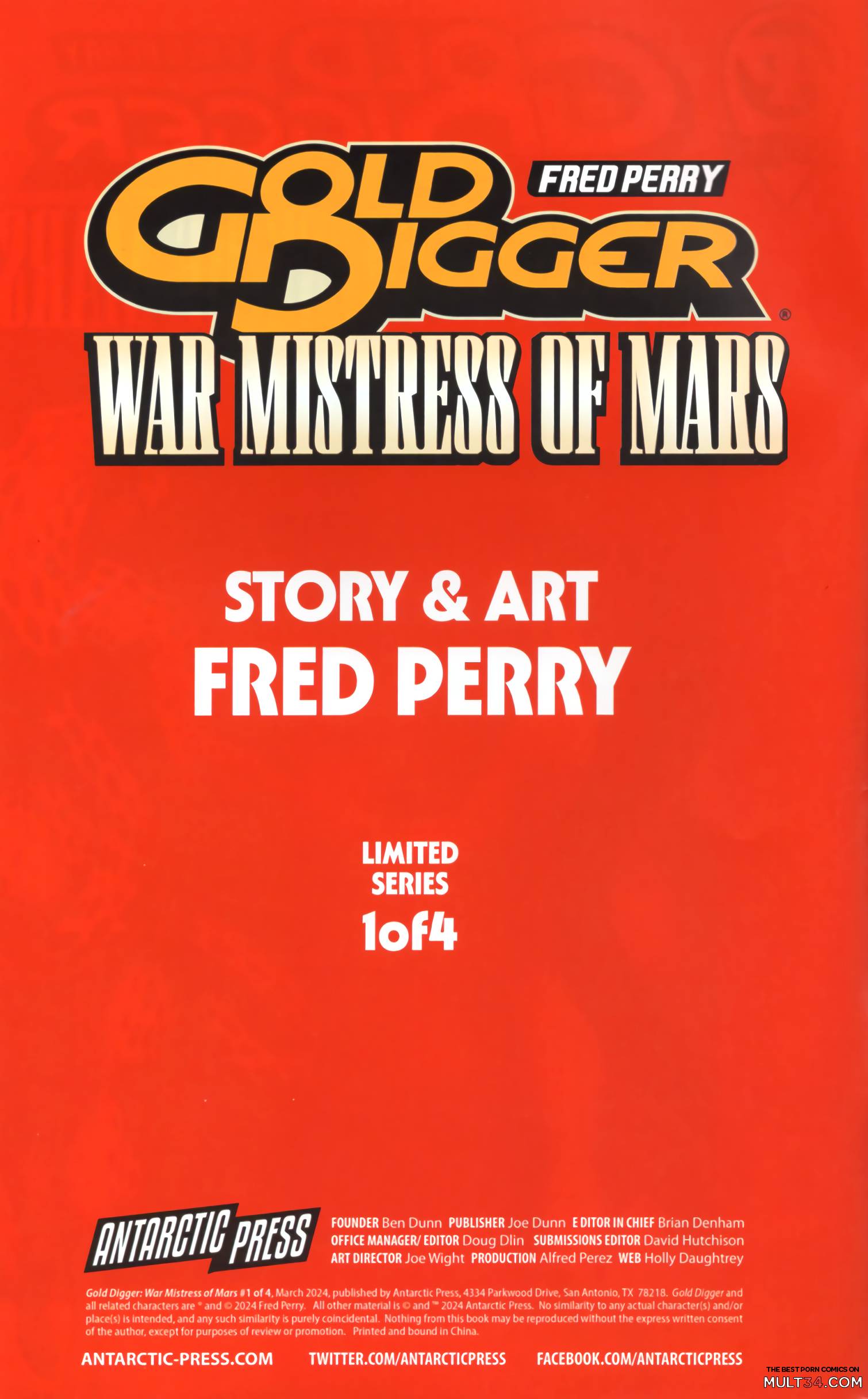 Gold Digger: War Mistress Of Mars 1 - 4 page 2