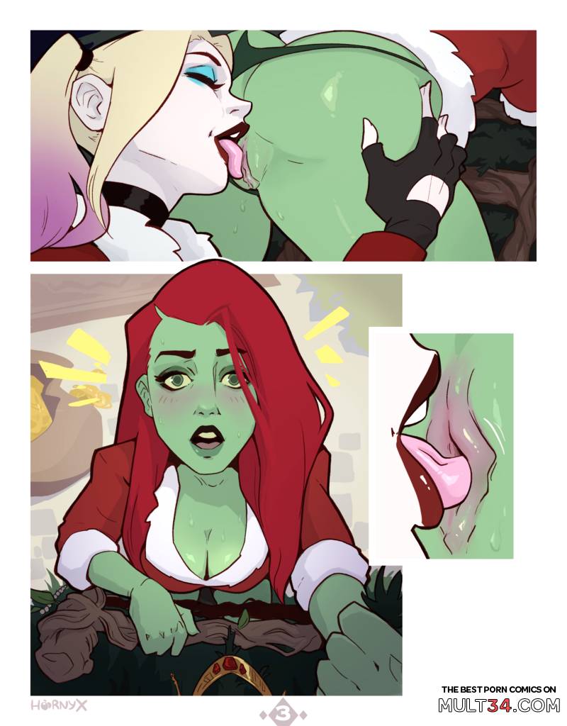 Harley and Ivy's Christmas Kiss - Porn Comics page 3