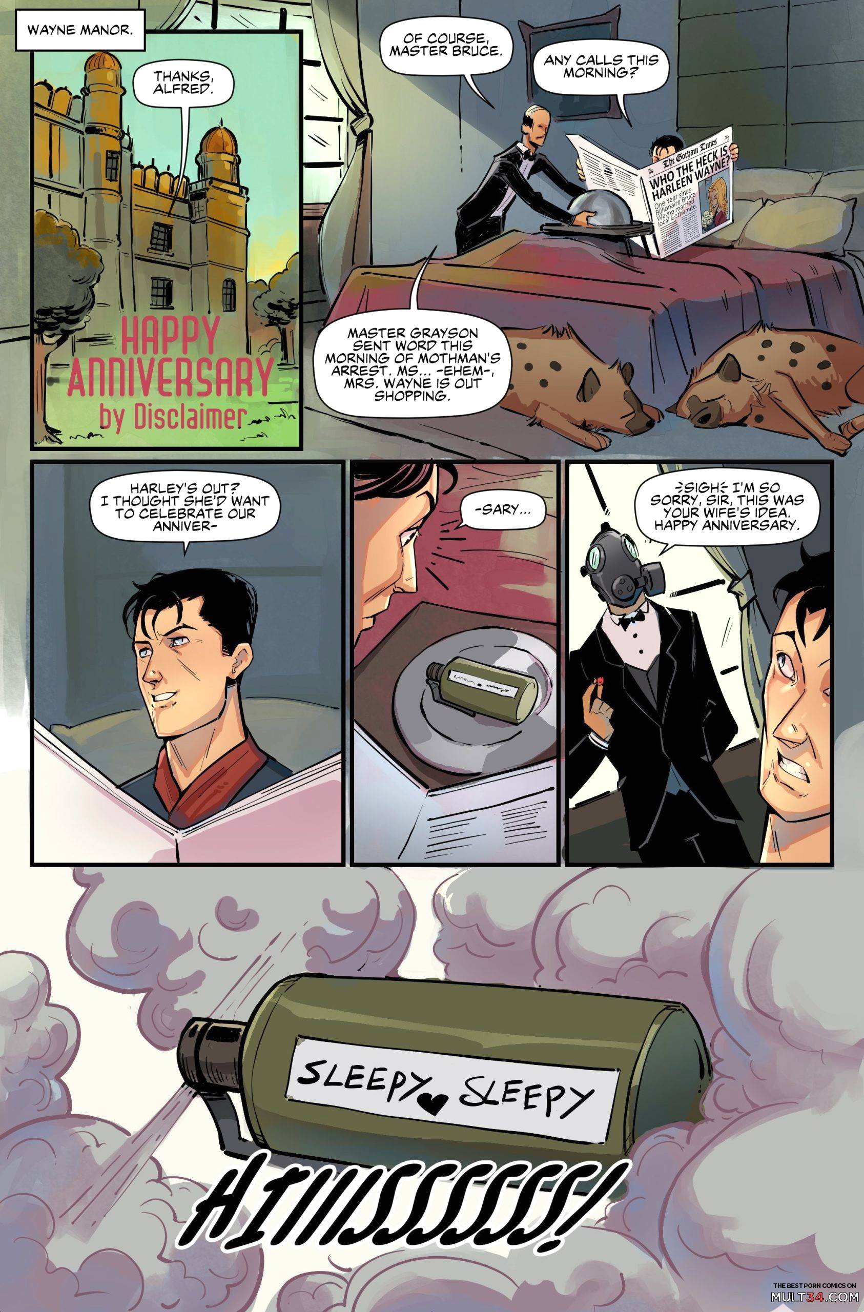 Harley Quinn's Anniversary Surprise page 1