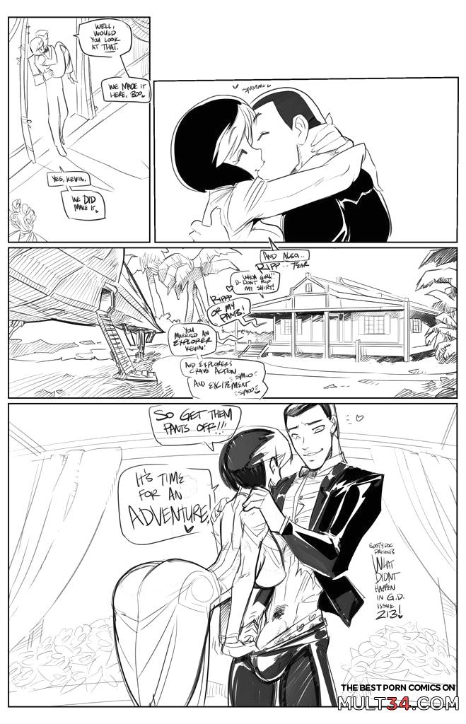 Honeymoon Adventure - Porn Comics page 1