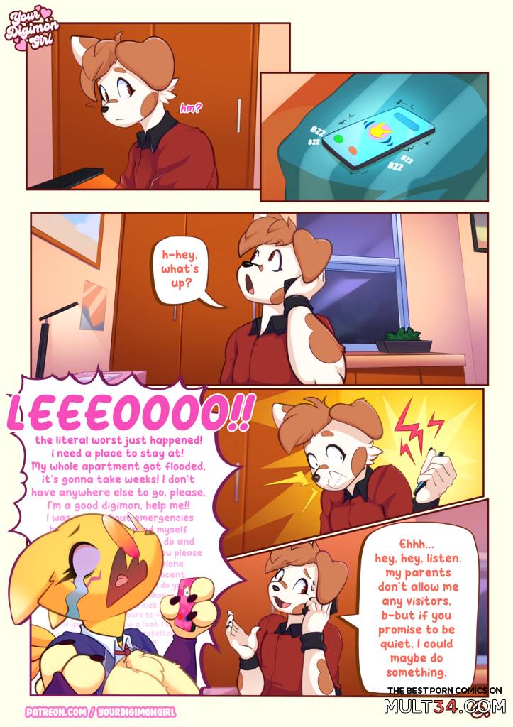 How 2 hide your Renamon - Porn Comics page 8
