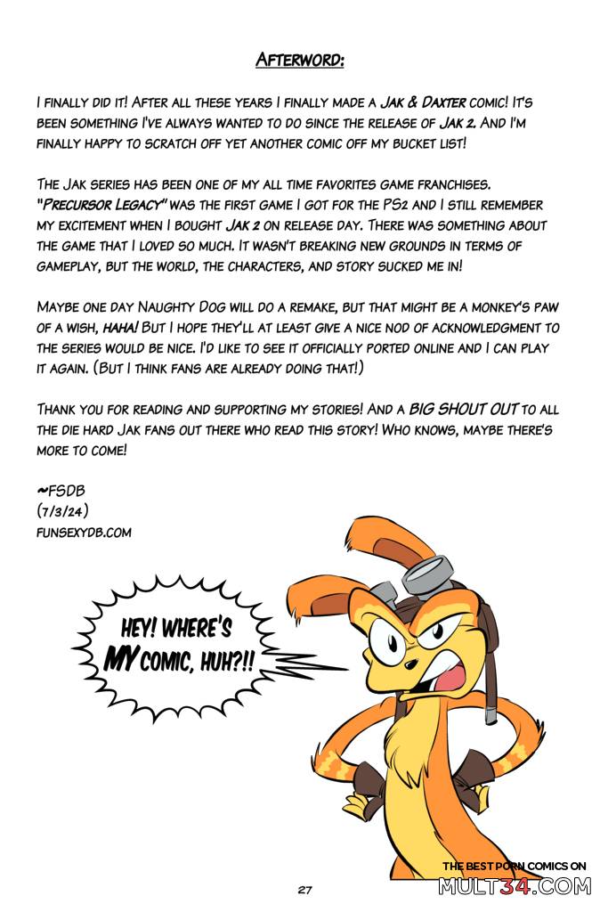 Jak and Ashelin: Stakeout - Porn Comics page 28