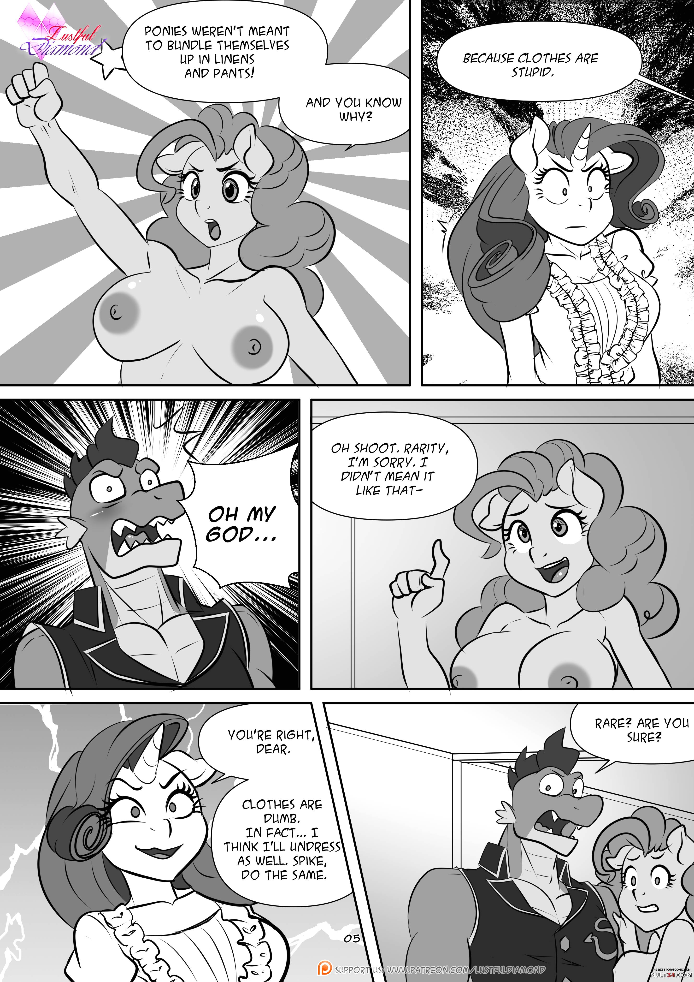 Lustful Diamond - Pink in the Halls page 7