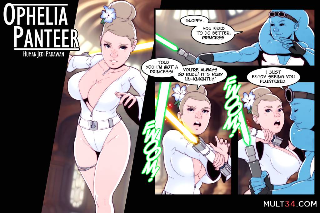 Ophelia Panteer - Human Jedi Padawan - Porn Comics page 1