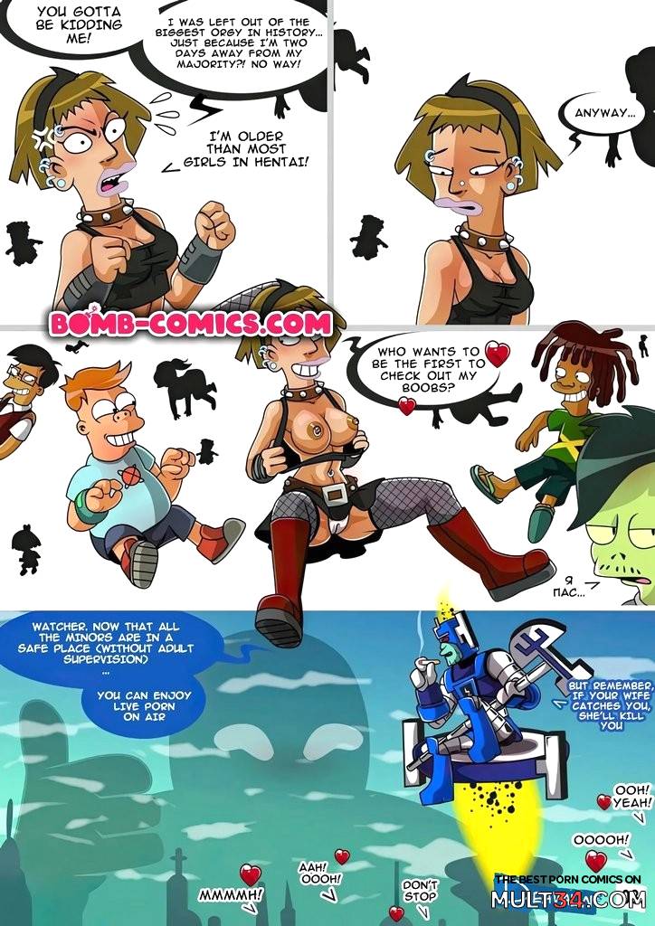Orgy To Save The Earth - Porn Comics page 9
