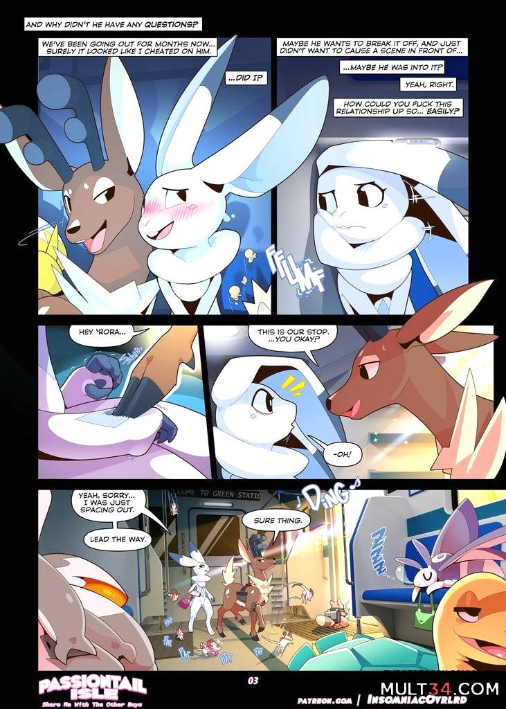 Passiontail Isle: Share Me With The Other Boys - Porn Comics page 4