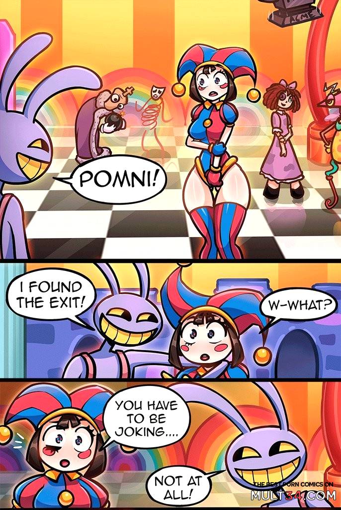 Pomni Found The Wrong Exit Door - Porn Comics page 1