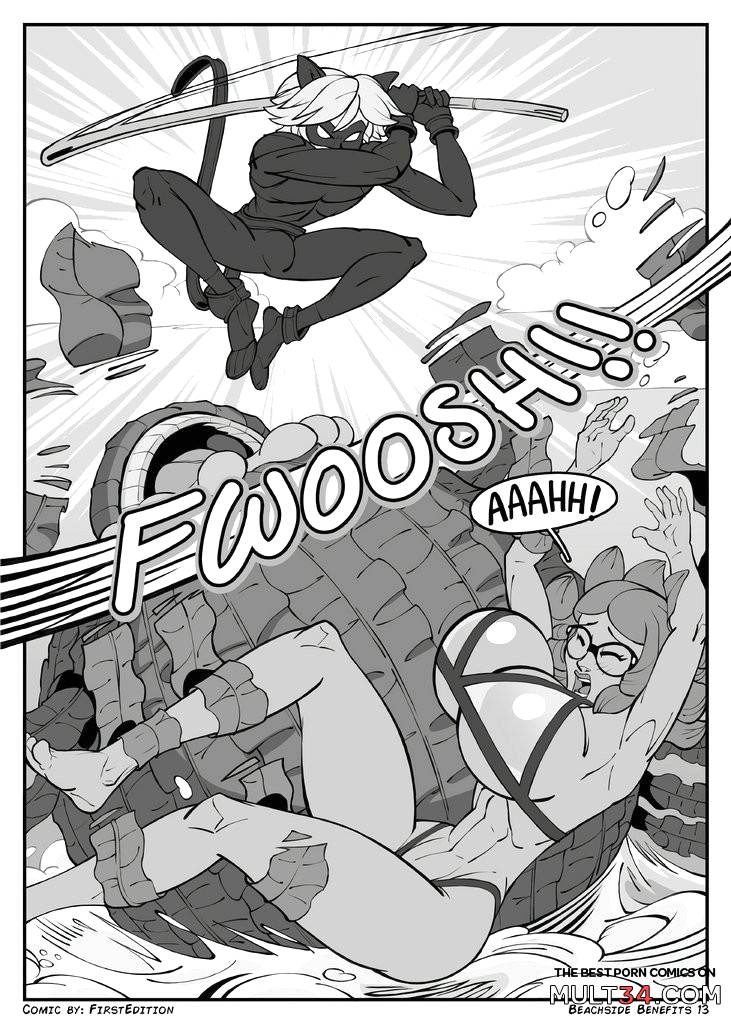 Rena Rouge Beachside Benefits - Porn Comics page 12