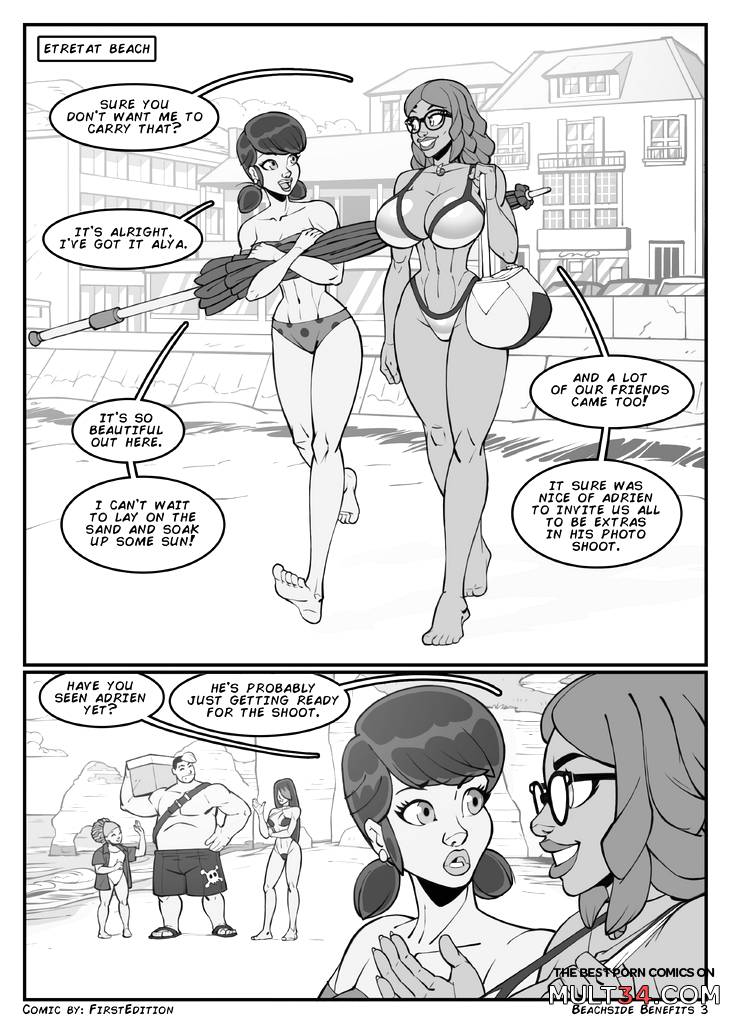 Rena Rouge Beachside Benefits - Porn Comics page 2