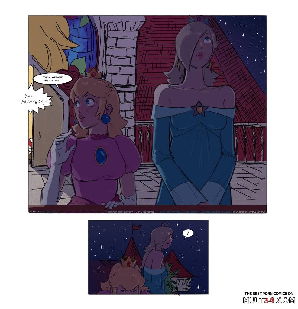 Rosalina x Peach - Porn Comics page 1
