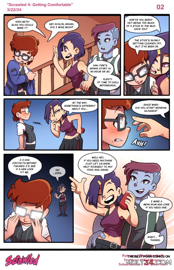 Scrawled 4: Getting Comfortable - Porn Comics page 2