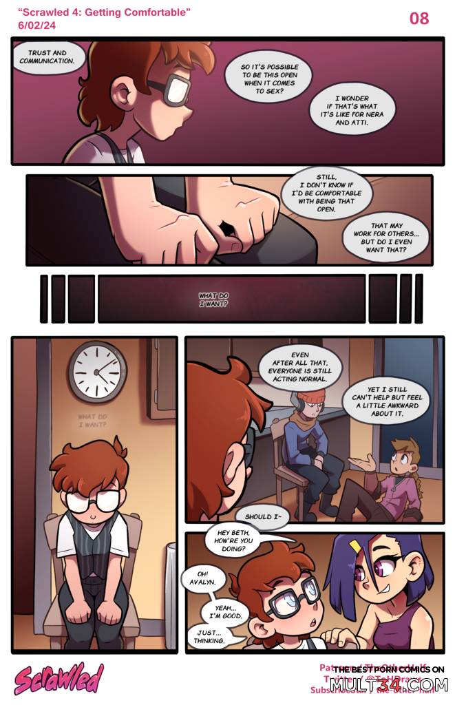 Scrawled 4: Getting Comfortable - Porn Comics page 8