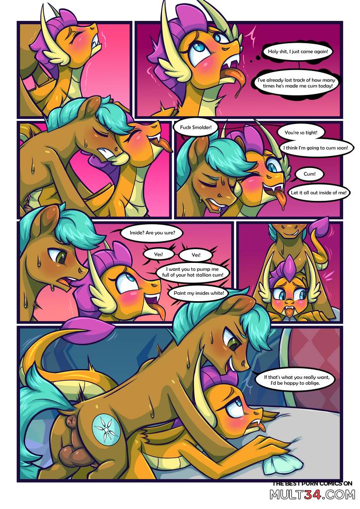 Smolder x OC Comic 2 - Porn Comics page 4