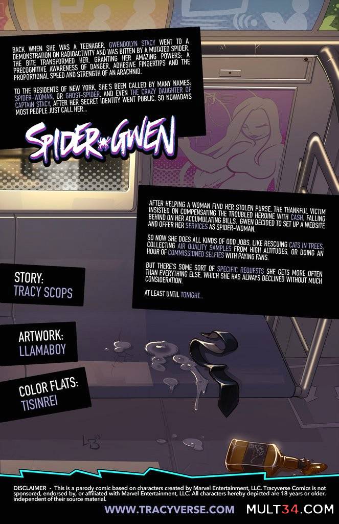 Spider-Gwen Queen of F-Train - Porn Comics page 2