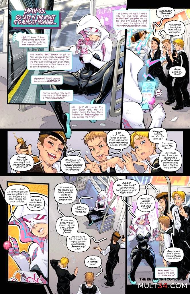 Spider-Gwen Queen of F-Train - Porn Comics page 3