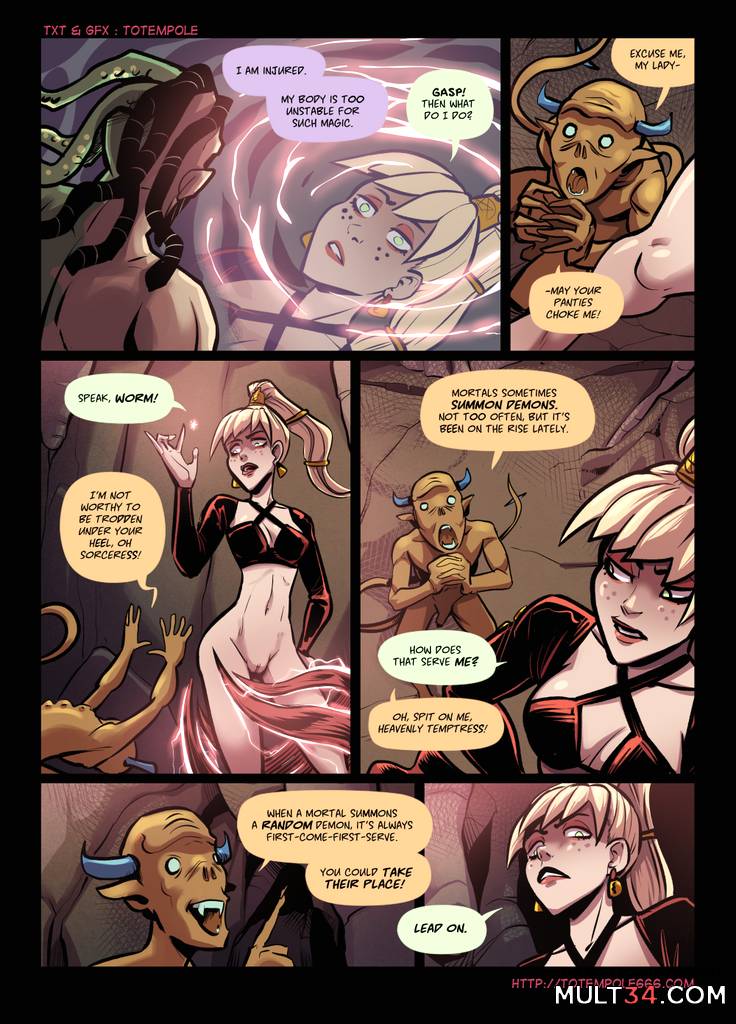 The Cummoner 28: Soul-Bound Sorceress - Porn Comics page 12